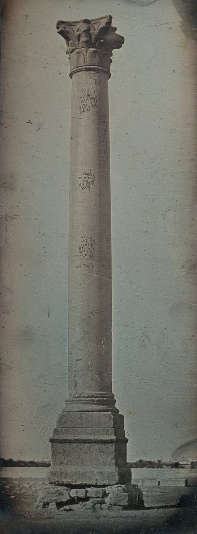 Pompeius-Säule, Alexandria, 1842 von Joseph Philibert Girault De Prangey