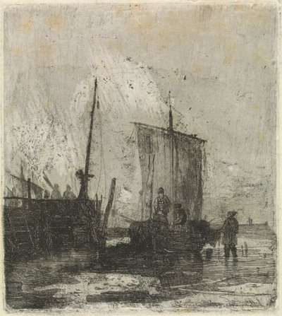 Boote im Dock von Joseph Stannard