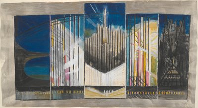 Studie für New York interpretiert von Joseph Stella