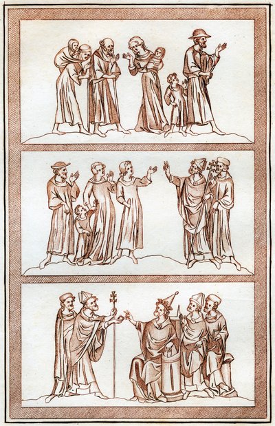 Das Leben von Thomas Becket, 1801 von Joseph Strutt