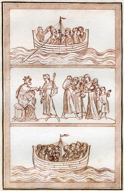 Das Leben von Thomas Becket, 1801 von Joseph Strutt