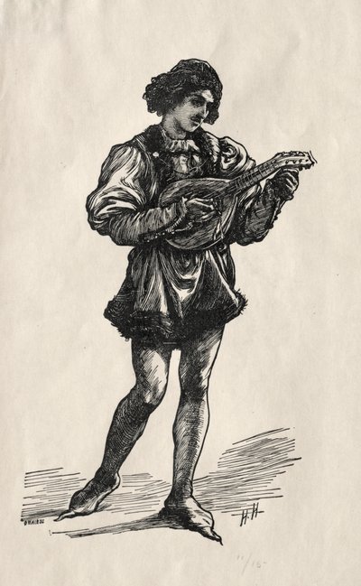 Ein Troubadour von Joseph Swain