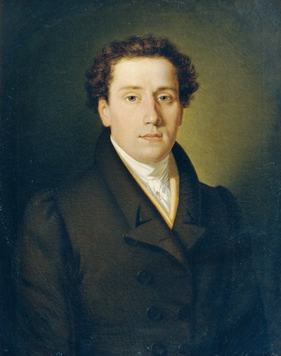 Brustbild eines jungen Mannes von Joseph Weidner