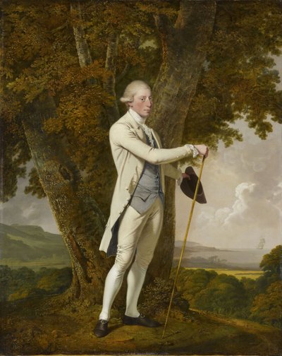 Porträt von John Milnes von Joseph Wright of Derby