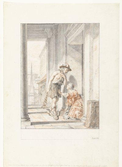Merkur und Aglauros von Joseph de Bray