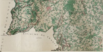 Karte von Poperinghe - Poperinge von Joseph de Ferraris