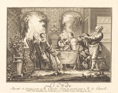Der Mittag von Joseph de Longueil after Charles Eisen