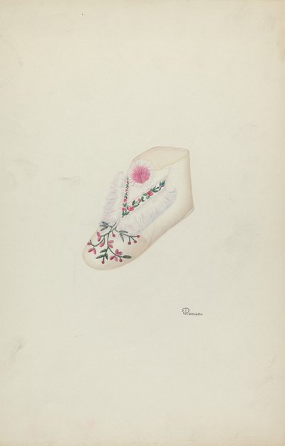 Babyschuh, ca. 1938 von Josephine C. Romano