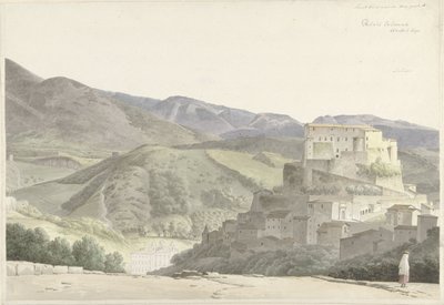 Italienische Landschaft bei Subiaco von Josephus Augustus Knip