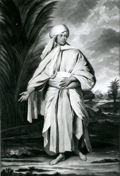 Omai, graviert von John Jacobe von Joshua (after) Reynolds