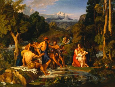 Latona und die lykischen Bauern von Joshua Cristall