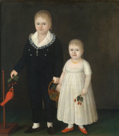 Edward und Sarah Rutter, ca. 1805 von Joshua Johnson