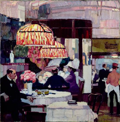 Café-Szene von Josse Goossens