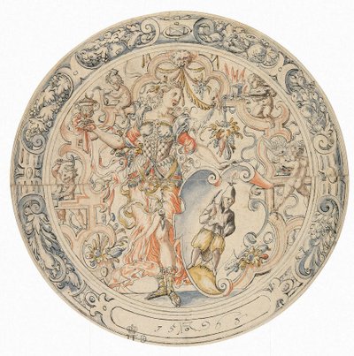 Allegorie des Bergbaus, 1563 von Jost Amman