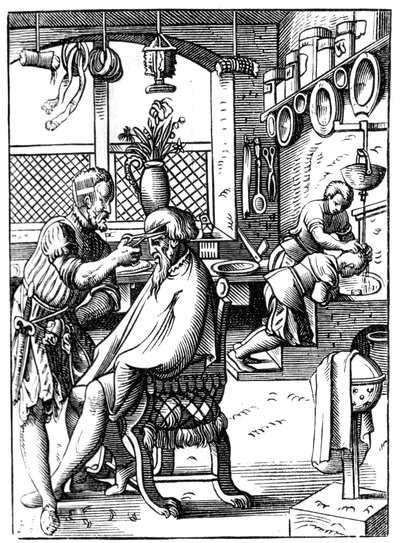 Barbier, 16. Jahrhundert von Jost Amman