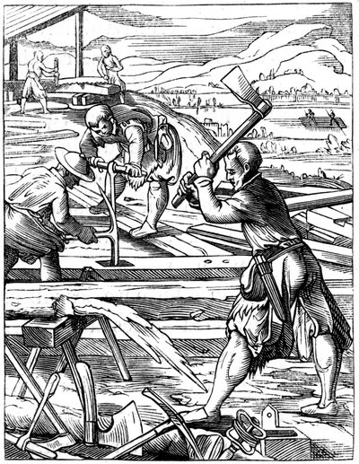 Zimmerleute von Jost Amman