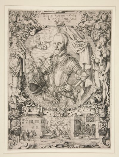 Gaspard de Coligny, Admiral von Frankreich von Jost Amman