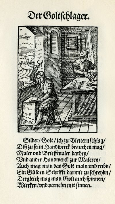 Goldschläger von Jost Amman