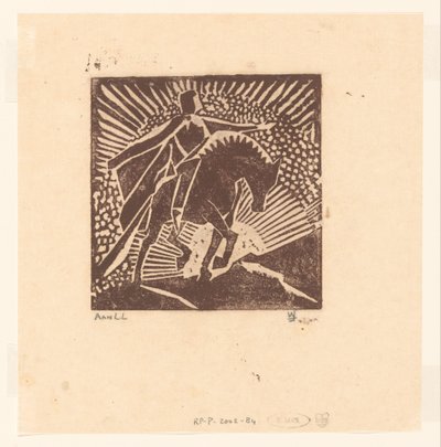 Ritter zu Pferd von Joub Wiertz (signed by artist)