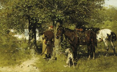 Das Rendezvous, 1881 von Jozef Brandt