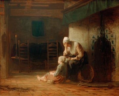Der Tag vor der Trennung von Jozef Israëls