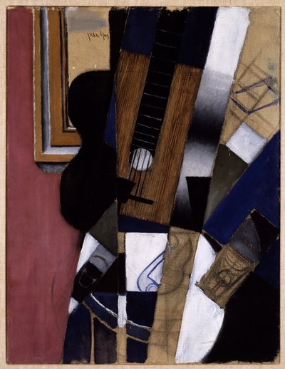 Gitarre und Pfeife von Juan Gris