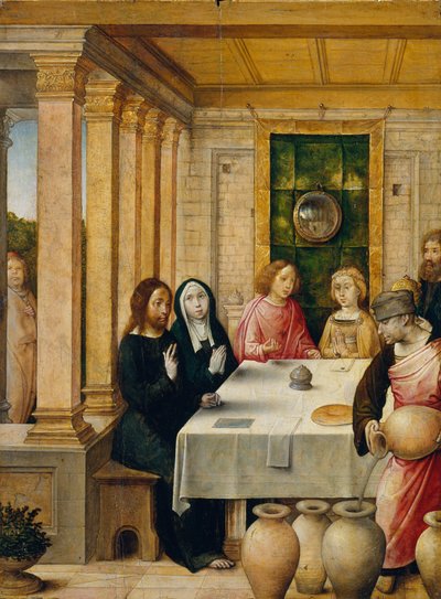 Das Hochzeitsmahl zu Kana, ca. 1500-4 von Juan de Flandes