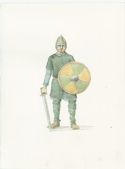 Ein sächsischer Fyrdman, um 1066 von Judith Dobie