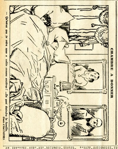 Candide, Satirisch in Schwarz-Weiß von Jules Abel Faivre
