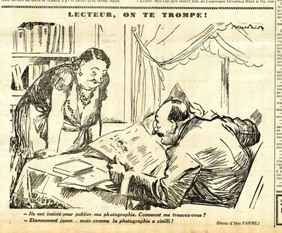Candide, Satirisch in N & B von Jules Abel Faivre