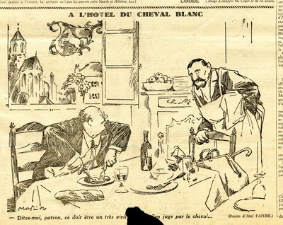 Candide, Satirique en N & B von Jules Abel Faivre