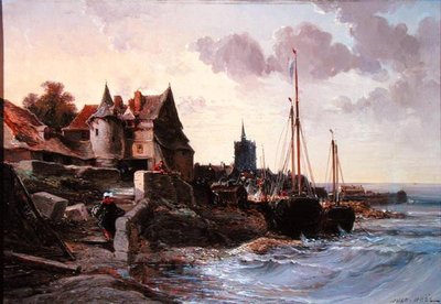 Erinnerung an Douarnenez von Jules Achille Noel