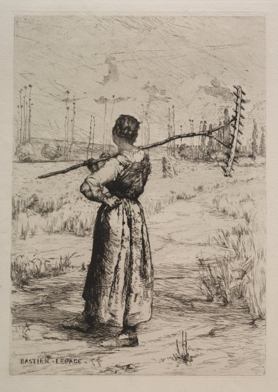 Retour des champs, 19. Jahrhundert von Jules Bastien Lepage