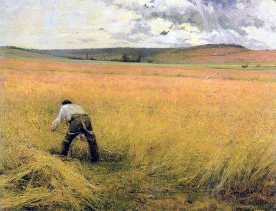 Der reife Weizen, 1880 von Jules Bastien Lepage