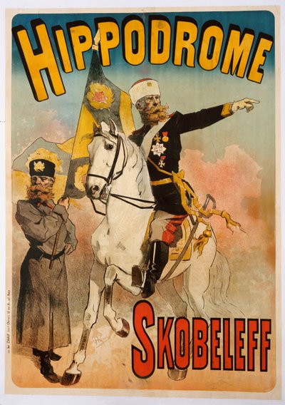 Plakatwerbung für "Skobeleff" im Hippodrom, 1895 von Jules Cheret