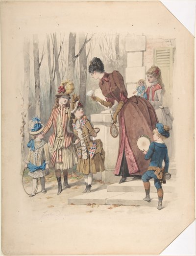 Modeillustration, Nr. 2224, Juli 1885 von Jules David