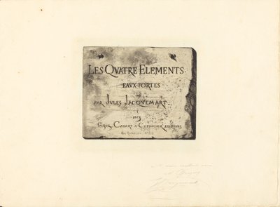 Titelseite von Jules Ferdinand Jacquemart