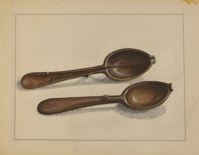 Esslöffel-Form, ca. 1936 von Jules Lefevere