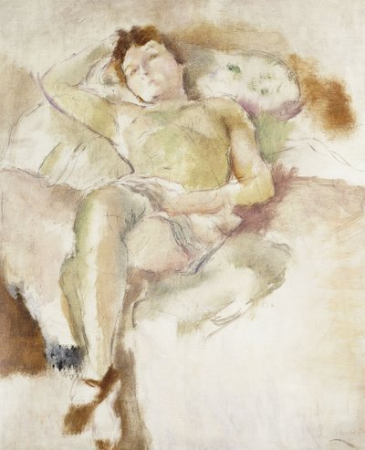 Bobette liegend, 1927 von Jules Pascin