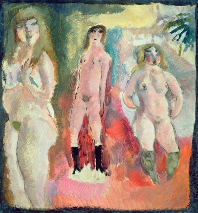 Drei nackte Frauen, 1909 von Jules Pascin