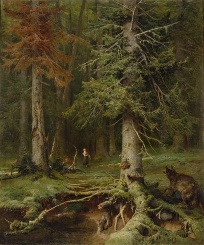 Rotkäppchen, 1887 von Juli Julievich Klever
