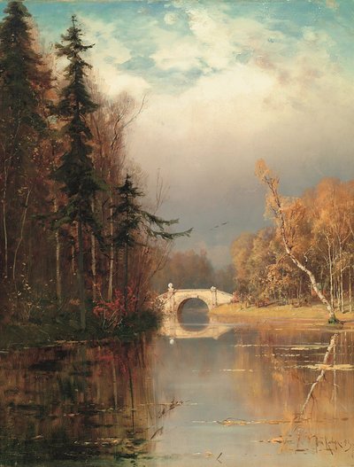 Park im Herbst, 1893 von Juli Julievich Klever