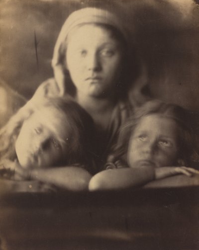 Mary Hillier und zwei Kinder von Julia Margaret Cameron