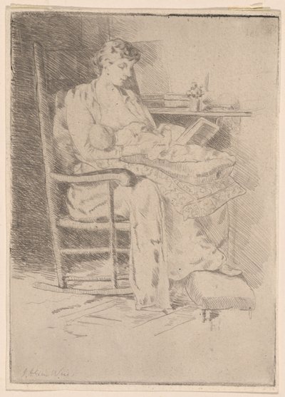 Mutter und Kind, Nr. 2 von Julian Alden Weir