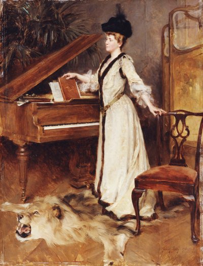 Porträt von Mrs, 1901 von Julian Russell Story