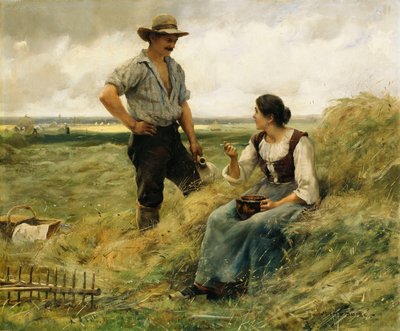 Eine Pause von der Ernte von Julien Dupre