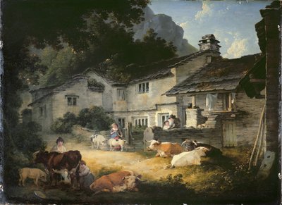Das Zuhause des Malers, Ambleside von Julius Caesar Ibbetson