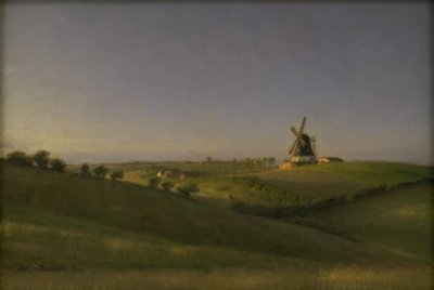 Landschaft bei Kolding, Jütland, bei Sonnenuntergang von Julius Paulsen
