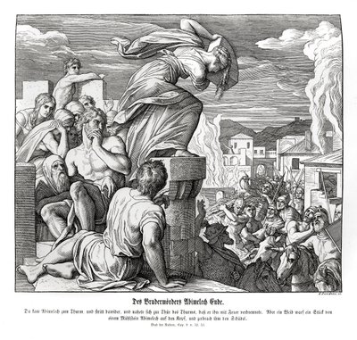 Tod von Abimelech, Richter von Julius Schnorr von Carolsfeld