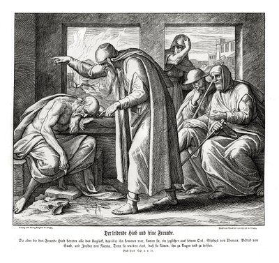 Hiobs Freunde von Julius Schnorr von Carolsfeld